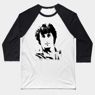 Sylvester Stallone Pop Art Portrait Baseball T-Shirt